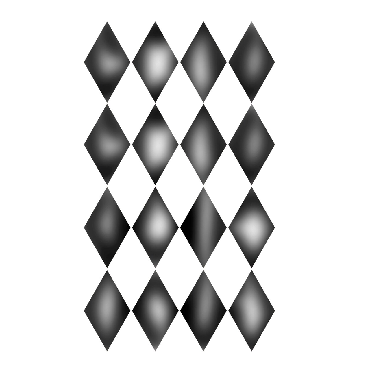 Small Harlequin Wallpaper Design Wall Stencil | 2696 by Designer Stencils | Pattern Stencils | Reusable Stencils for Painting | Safe & Reusable Template for Wall Decor | Try This Stencil Instead of a Wallpaper | Easy to Use & Clean